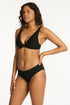 Sea Level Honeycomb Longline Bra Top